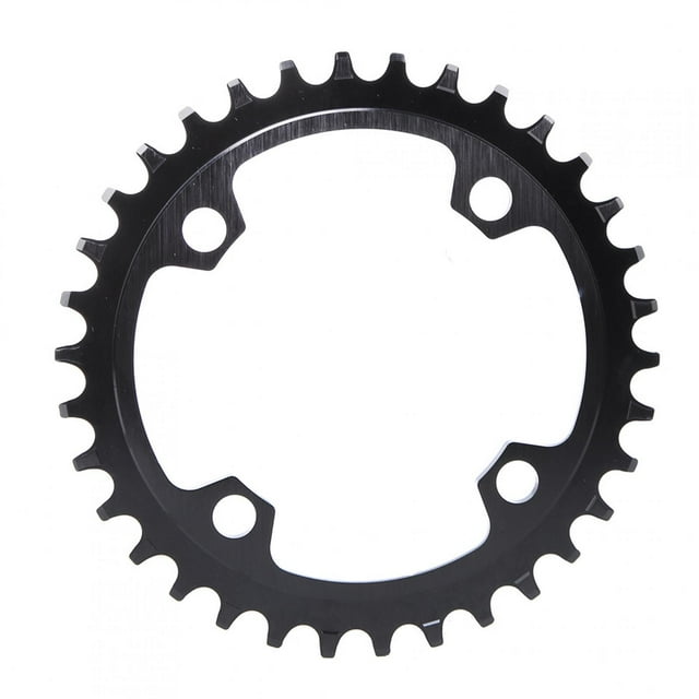 Platón de reparación de anillo de cadena de bicicleta para bicicleta de montaña xv 32t 34t 36t Aleación de aluminio negro estándar duradero 96bcd
