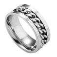 thumbnail image 1 of Anillos sagrados de acero inoxidable para hombres, 1 of 1
