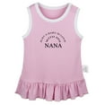 thumbnail image 1 of Just A Baby In Love With His Nana Funny Dresses For Baby, Newborn Babies Skirts, Infant Princess Dress, 0-24M Kids Graphic Clothes (Pink Sleeveless Dresses, 0-6 Months), 1 of 4