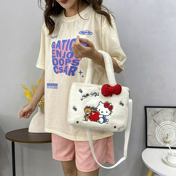 Bolso Hello Kitty My Melody: Encanto Kawaii Para Fans Del Anime (Rosa)