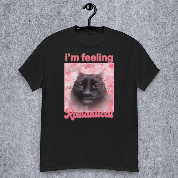 Funny Cat Graphic T-shirt, Cursed Design, Unisex Cotton, Size S-3XL