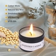 thumbnail image 6 of Giphtpoeet Scented Candles Gift Set 6 Pack Fragrance Natural Soy Wax Jar Candles Set for Home Scented, 6 of 9