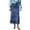 Blue, variant on Maxi Skirts for Women High Waisted Trendy Fringe Skirts Comfort Soft Skirts Casual Classic Clothes Streetwear
