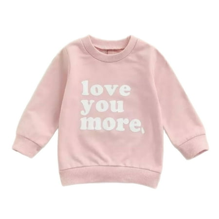 

Tiny Love You More Sweatshirt - Pink