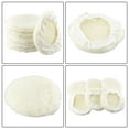 thumbnail image 2 of 6 Pcs 7inch Car Lambs Wool Bonnet Buffing Wheel Pad Buffer Polishing Polisher Pad, 2 of 10