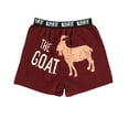 thumbnail image 3 of LazyOne Funny Animal Boxers, The G.O.A.T, Humorous Underwear, Gag Gifts for Men (Small), 3 of 7