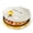 8.5" Yellow, variant on Dual-Size Indoor Electric Grill & Pizza Maker Set: 12-inch Smokeless Grill with Timer + 8.5-inch Nonstick Griddle, 180° Reversible for BBQ, Steak, Quesadilla, Sandwich, Perfect Holiday Gift