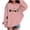 Pink, variant on HAOTAGS Girls Halloween Long Sleeve Sweatshirt Size 10-12— Soft Round Neck Long Sleeve Pullover Hoodie Orange