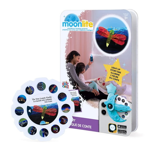 Moonlite Storybook Reels for Flashlight Projector, Kids Toddler | The Very Lonely Firefly | Single Reel Pack Story for 12 Months and Up