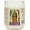 White, variant on Sacred Heart Red Religious Candle, 3.25 Inch