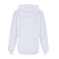 thumbnail image 5 of Túnica de Moda Gibobby Suéter Con Cremallera Vintage para Mujer Sudadera Con Capucha Estampado de Corazón Blanco S, 5 of 5