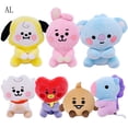 thumbnail image 2 of Kpop Bt21 Bts Peluche Muñeca Lindo Juguetes Suave Almohada Llavero Colgante 435, 2 of 4