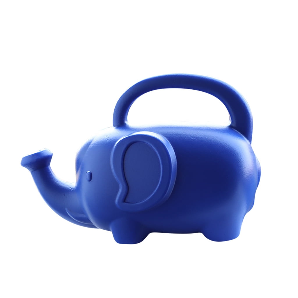 VerPetridure Elephant Watering Can Sprinkler Watering Can Blue Cartoon ...