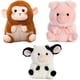 thumbnail image 3 of Stuffed Animal Plush Toy, Cute Stuff Bunny, Piggy, Monkey and Cow Toy Gift (Large Cow 15.7'), 3 of 4
