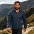thumbnail image 6 of Men's Watertight Jacket Stand Collar Windproof and Waterproof Jacket Windbreaker Zip Up Coat with Pocket, 6 of 7