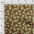 thumbnail image 2 of oneOone Viscose Chiffon Brown Fabric Kids Floral Sewing Fabric By The Yard Printed Diy Clothing Sewing Supplies 42 Inch Wide, 2 of 4