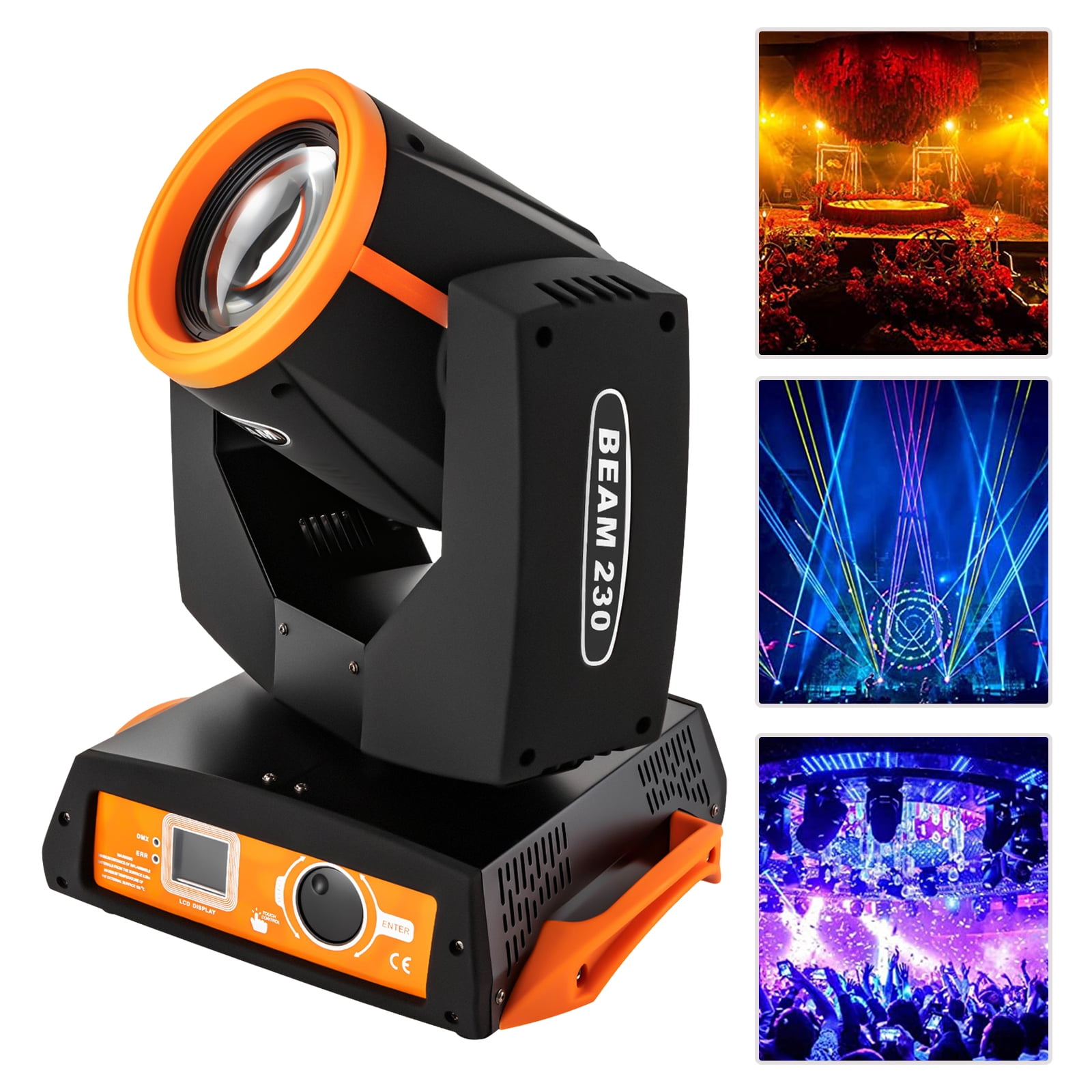 7R Sharpy 230W Zoom Moving Head Beam Light 8+16Prism Strobe DJ Stage Party Light