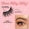 thumbnail image 5 of Salon Perfect Kitten False Half Lashes Fake Eyelashes, Feline Flick, 664, Black, 4 Pairs, 5 of 8