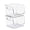 2 Pack, variant on Clear Pantry Organizer with Stackable Storage Bins, Open Front