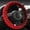 Red#6, variant on Universal Velvet Steering Wheel Cover | Non-Slip Grip | Winter Warmth | 38cm Universal Fit | Elastic Polyester Material | 1-Piece Car Interior Accessory