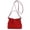 Red, variant on HUISZJ Faux Suede Shoulder Bag, Shoulder Bag with Adjustable Strap, Crossbody Bag Drawstring Top Handle Bag for Travel Winter Fall (Red)