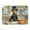 Airedale Terrier 1722, variant on Black Lab Fall Kitchen Pumpkins Memory Foam Kitchen Mat 27 in x 19 in