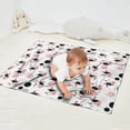 thumbnail image 2 of White Cow Head Dot Pattern Blanket,Comfortable Soft Flannel Throw Blanket,All Season,Warm Lightweight Blankets for Sofa Bed Couch Living Room Chair,30"x40", 2 of 4