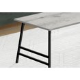 thumbnail image 2 of Xukmct Rectangular Coffee Table with Metal Legs, Wood Side Table for Dining Room, Office, Living Room, Gray, 2 of 5