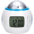 thumbnail image 1 of ZHAOCHENG Reloj despertador Pantalla LED Relojes de proyección Música digital Estrella Cielo Proyección Calendario Termómetro Posponer, 1 of 3