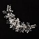 thumbnail image 4 of Accesorios para el cabello de boda con perlas de diamantes de imitación para novia y dama de honor, color plateado, 4 of 5