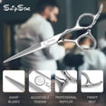 thumbnail image 2 of 6.5" Professional Hair Scissors, Japanese Stainless Steel Razor Edge Shears, Adjustable Tension Screw, for Home & Salon Use, 2 of 7