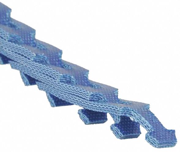 Cinghia A V Collegabile Powertwist Link Belt C/22: 5 Piedi, Sezione 7/8”, Regolabile