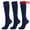 Navy Blue, variant on 3 Pairs Sock Compression Socks Knee High Support Stockings for Men Women