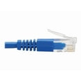 thumbnail image 4 of Tripp Lite 7ft RJ-45 Cat6 Right Angled UTP Slim Molded Cable Blue N204S07BLRA, 4 of 5