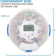 thumbnail image 5 of LiveFine Automatic Pill Dispenser 28-Day Organizer with 6 Dosage Rings LCD Alerts Key & Magnifier, 5 of 5