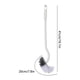 thumbnail image 3 of Toilet Brush Plastic Bristles Bathroom Cleaning Bowl Brush Kit Modern And Compact Toilet Cleaner Brush Long Handle Bristles For Bathroom, 3 of 6