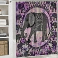 thumbnail image 6 of Orinice Elephant Bathroom Decor Set with Hooks, Colorful Graphic Print Polyester Fabric Shower Curtain for Home Decoration, Waterproof and Easy to Install 60x72, 6 of 7