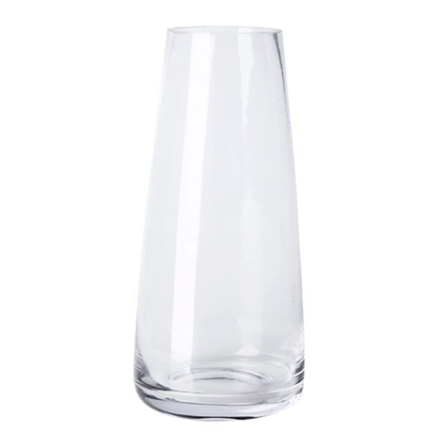 Jarrón de cristal Aoderun, moderno, decoración del hogar para flores, 25 cm, transparente