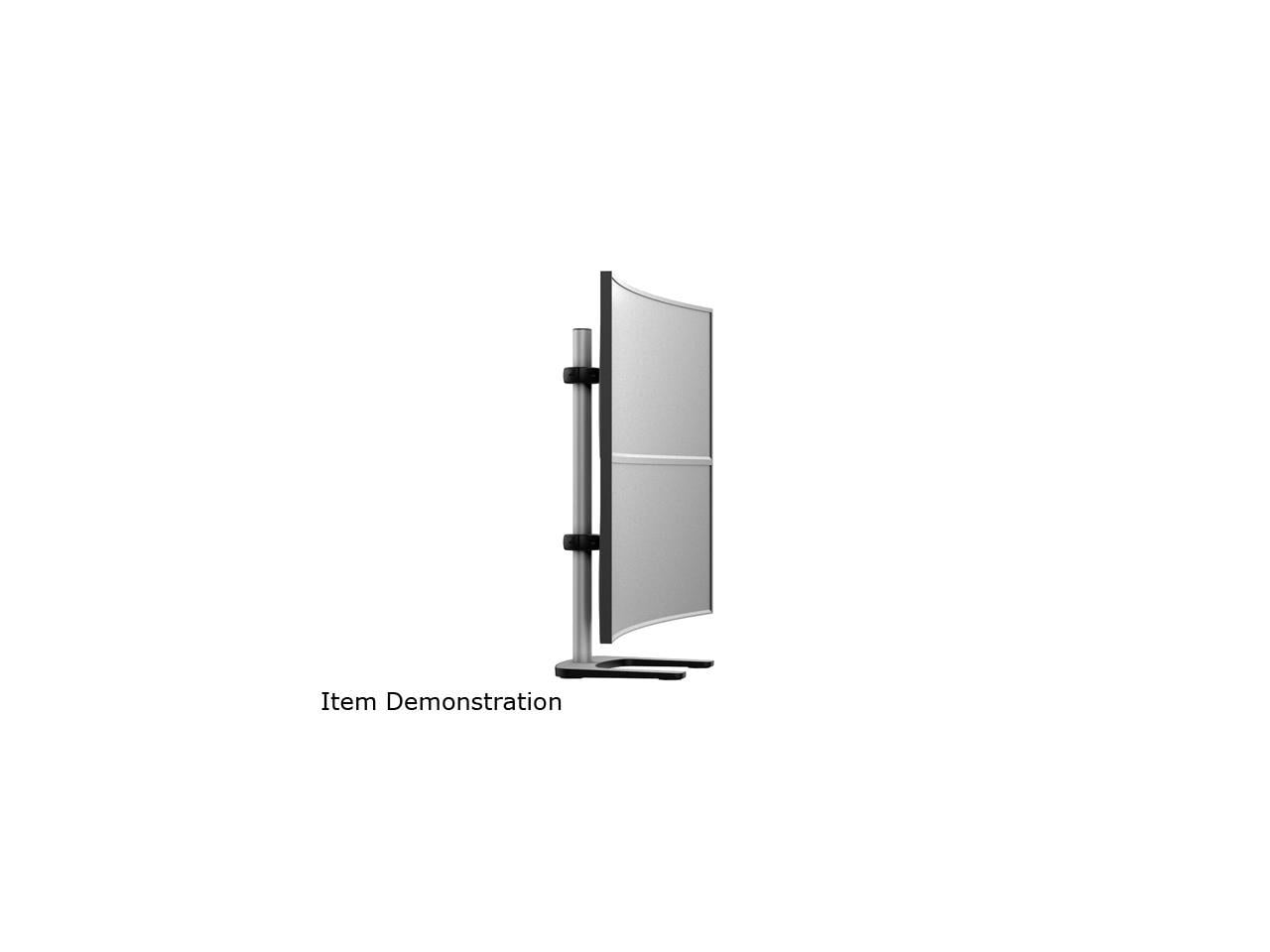 Atdec Visidec VFS-DV Freestanding LED/LCD Vertical Dual Monitor Stand