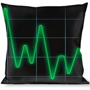Buckle-Down Throw Pillow - Flatline