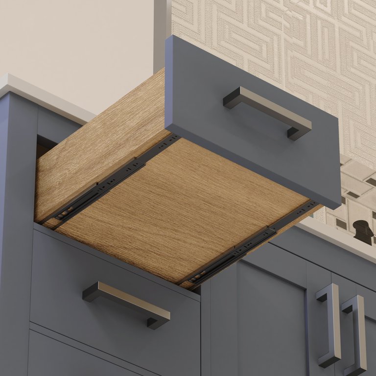Ayna Decors Rooh 36 Inch Charcoal Grey Bathroom Vanity