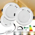 thumbnail image 2 of Foco Led empotrable Extra plano, 3W, 5W, 7W, 9W, 12W, 18W, 21W, 220V, 110V con controlador, Downlight regulable de alto brillo, 2 of 4