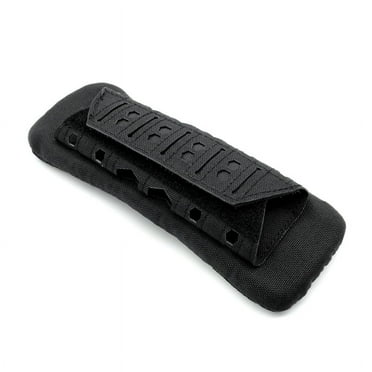 Shoulder Pads Breathable Vest Cushioning Non-Slip Outdoor Strap Pads(Black)