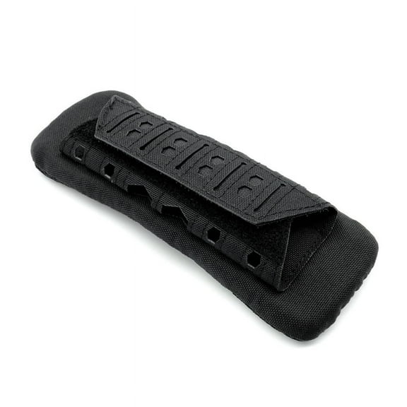 Shoulder Pads Breathable Vest Cushioning Non-Slip Outdoor Strap Pads(Black)