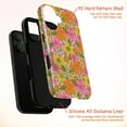 thumbnail image 4 of Retro 70s Floral Phone Case, Vintage Boho Flower Power Aesthetic Protective Cover for iPhone 16 15 14 13 12 11 Pro Max Plus Mini, 4 of 6