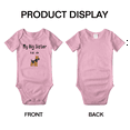 thumbnail image 3 of My Big Sister Is A Welsh Terrier Dog Funny Baby Clothing Bodysuits Boy Girl Unisex, 3 of 5