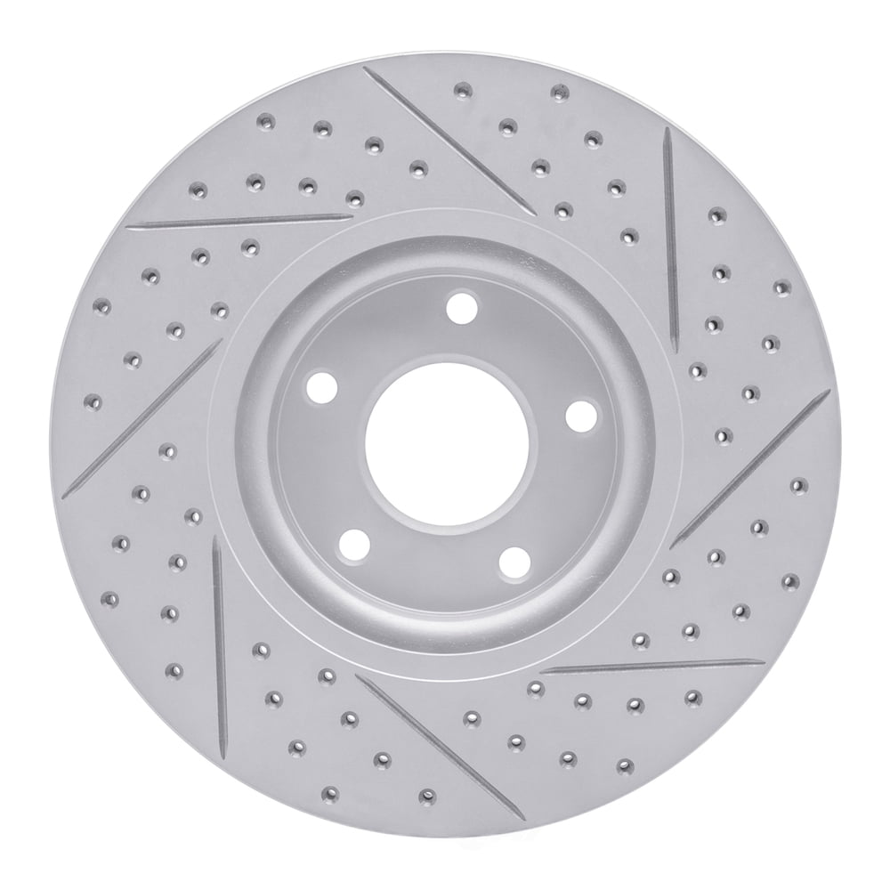 Dynamic Friction Company 830-67059L DFC Geoperformance Rotor - Drilled and Slotted