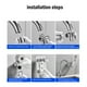 thumbnail image 5 of Boquilla de Pulverización Wosthever Accesorio para Grifo de Baño Rociador de Repuesto Juegos de Accesorios de Baño No.02, 5 of 6