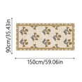 thumbnail image 4 of Bathroom Mat Is Washable Non Long Cute Colorful Green Modern Bathroom Carpet Absorbent Fine Fiber Rugs for Room Throw Blanket Full Small Throw Blanket Softest Blanket Throw Blanket Furry Area Rug, 4 of 4