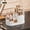White, variant on 360 °   Rotating Vanity Makeup Organizer with Brush Holder, Large Spinning Cosmetic Storage for Skincare, Perfumes and Lotions